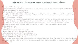 Voucher Giảm 59k Phí Xem Bói Bài Tarot Tại Wichita Tarot wichita-tarot.com