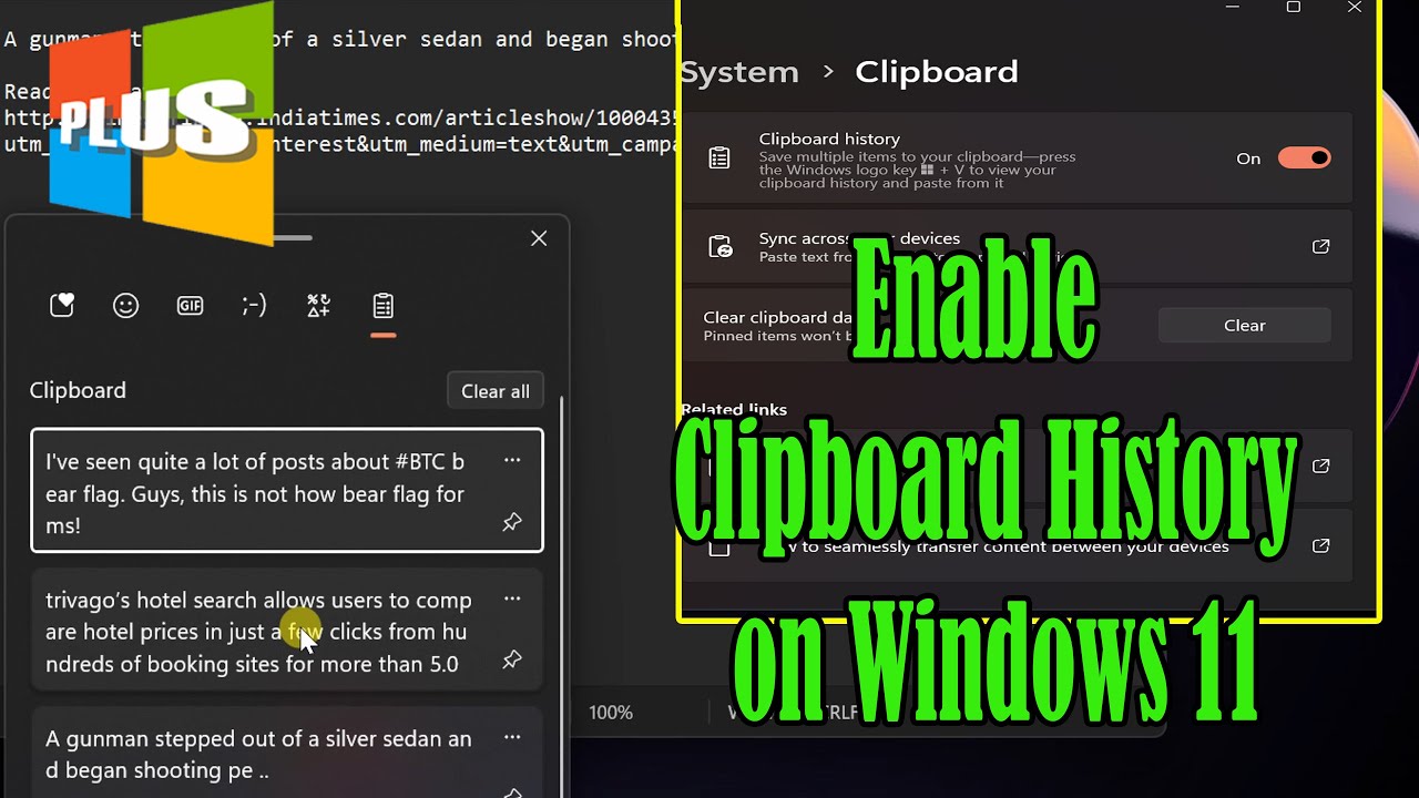 Windows 11 Tutorials || Enable and Use Clipboard History 📑 - YouTube