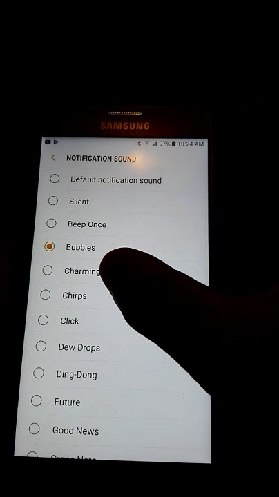 Charming Bell Notification Sound on my Samsung Galaxy J3 Prime