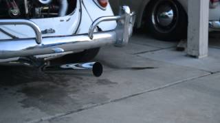 60/66 vw bug rev and backfire w/pics