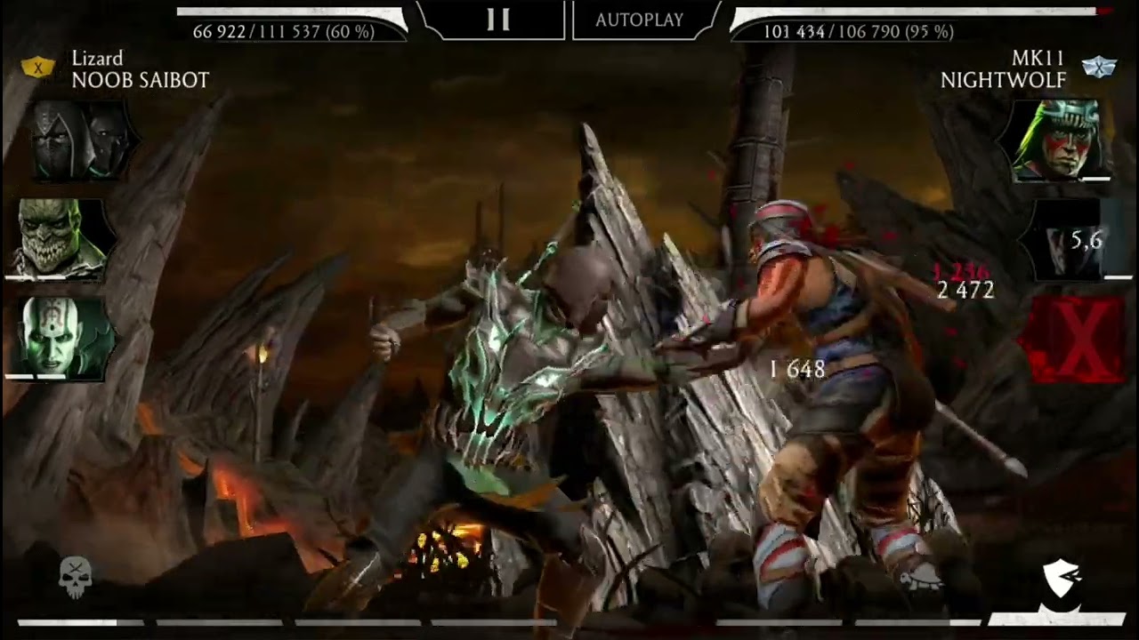 MK"X" MOBILE | LIZARD NOOB SAIBOT AVAILABLE!