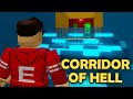 O CORREDOR MAIS DIFÍCIL DO ROBLOX - Roblox Corridor of Hell