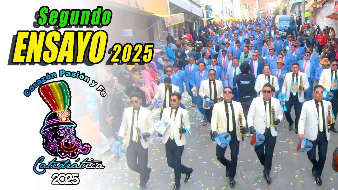 Morenada Catedráticos del Folklore - Segundo Ensayo Gran Poder 2025