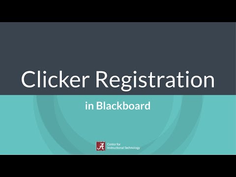 Clicker Registration