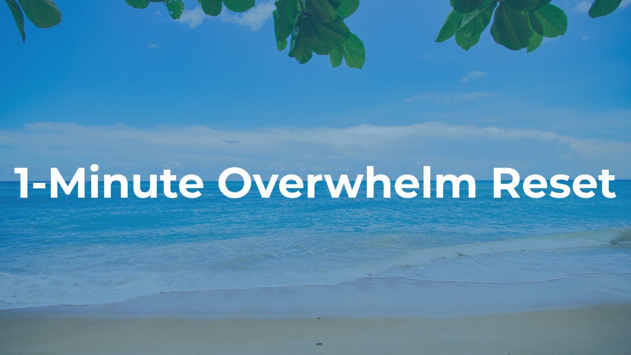 1 Minute Overwhelm Reset | Graceful Pause