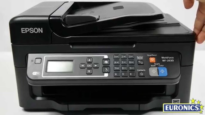Epson WorkForce WF-2630: Wireless Setup Using the Printer's Buttons -  YouTube
