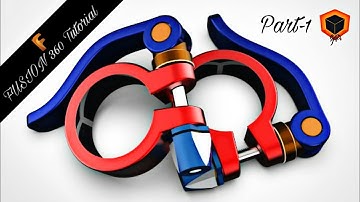 How to make Seat Clamp in AUTODESK Fusion 360 | Part 1 | Bangla | Learn Fusion 360 easily