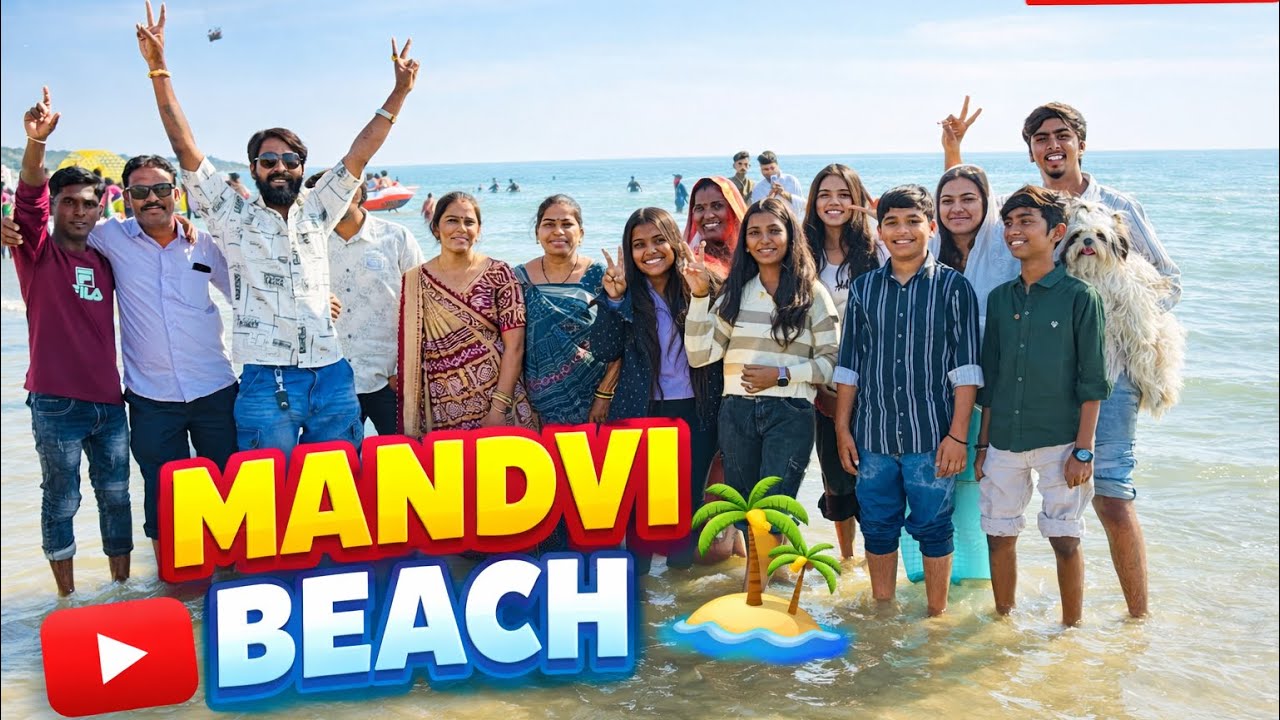 Mandvi beach 🏖️ full enjoy with family . 