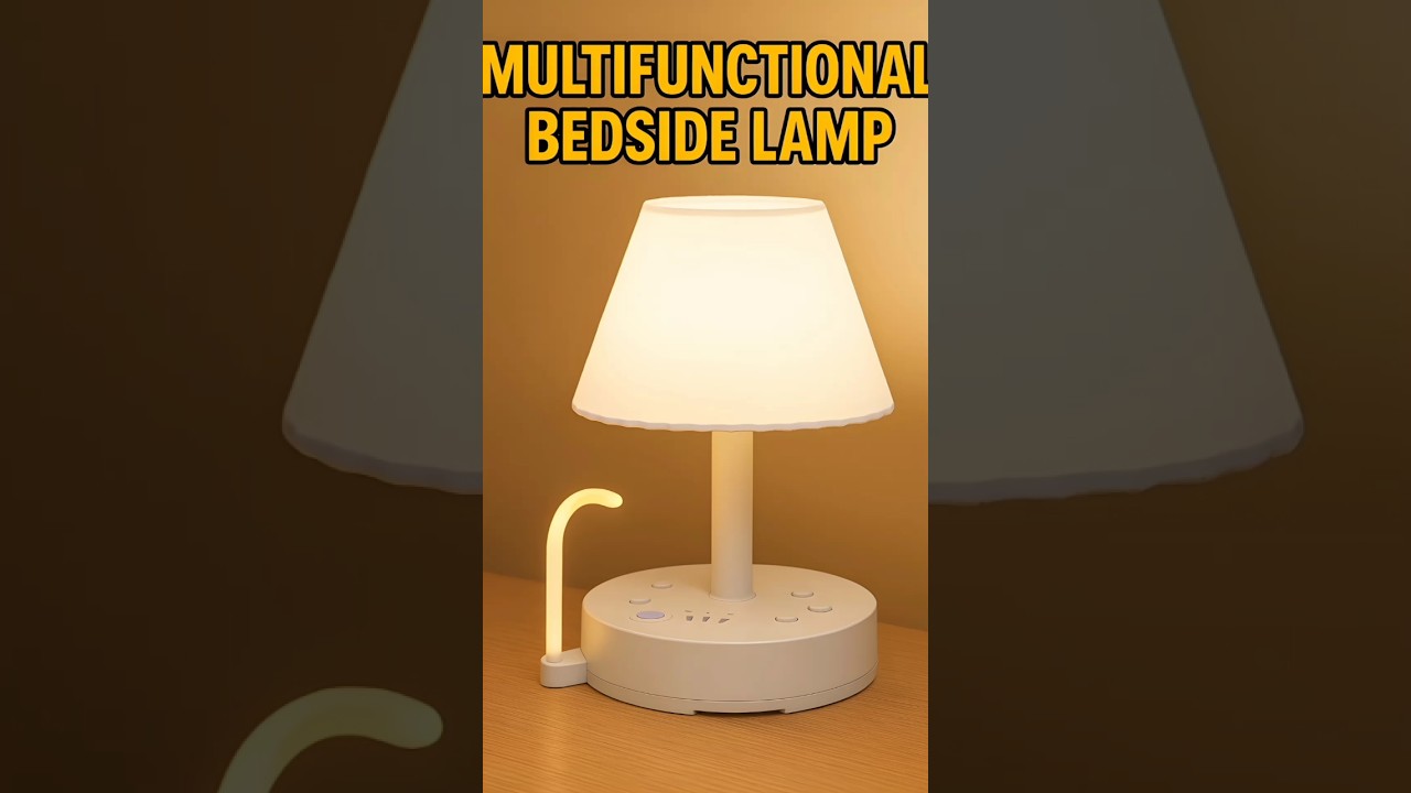| Multifunctional Bedside Lamp with Socket & Night Light! | 