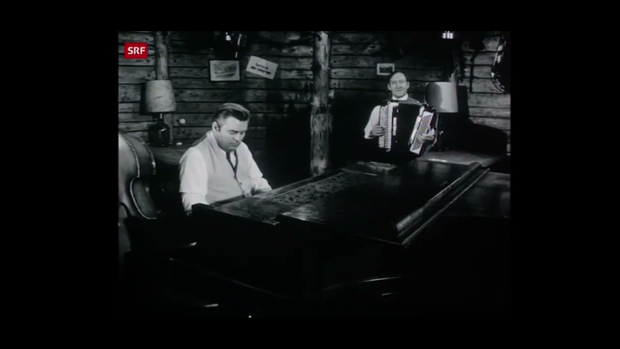Alois Schilliger am Klavier Solo Walter Grob Akkordeon