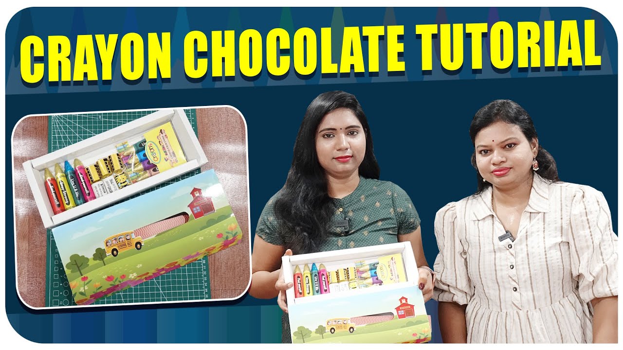How to Make Chocolate Crayon Packing Material Kit For Children Crayon