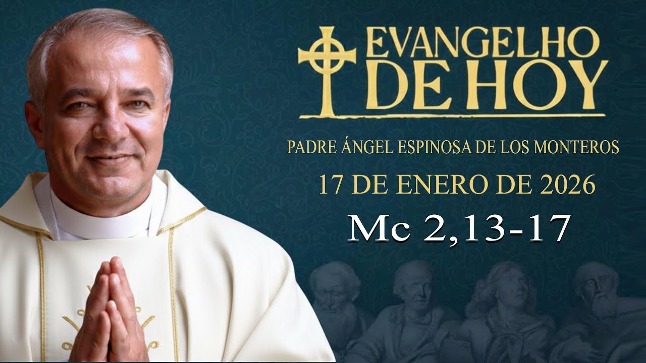 EVANGELIO DEL DÍA 17/1/2026 | Mc 2,13-17 | Padre Ángel Espinosa de los Monteros