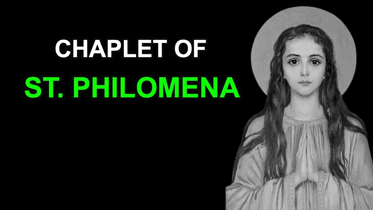 Chaplet of saint philomena youtube