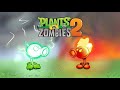 PvZ 2 - Electric Team Plants Vs Fire Team Plants Against World Zombies - Which Team Plant Will Win ?