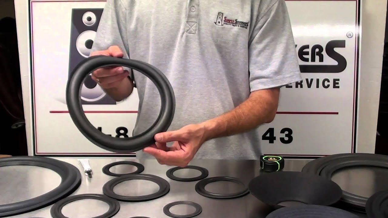 Speaker Repair Foam Edge Styles and Sizes for Speakers by Simply