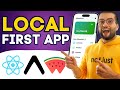 Localfirst finance app with react native expo  watermelondb