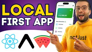 LocalFirst Finance app with React Native, Expo & WatermelonDB