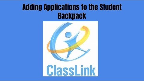 How to Add an App in Classlink to the Student Console