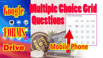 ៨.How to make Multiple Choice Grid Question on the mobile phone - Google Forms