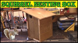 How To Build A Squirrel Nesting Box