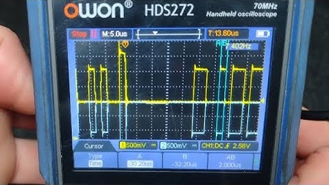 CanBus on the Owon Oscilloscope