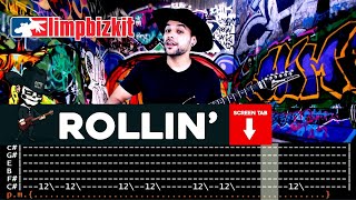 【LIMP BIZKIT】[ Rollin' ] cover by Masuka | LESSON | GUITAR TAB