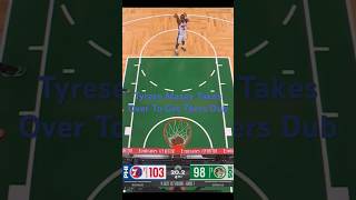Tyrese Maxey Takes Over To Get 76ers Dub!!! #nba #nbaplayoffs #basketball #76ers #celtics #tuff