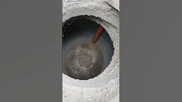 Септик из бетонных колец. Что внутри через год???