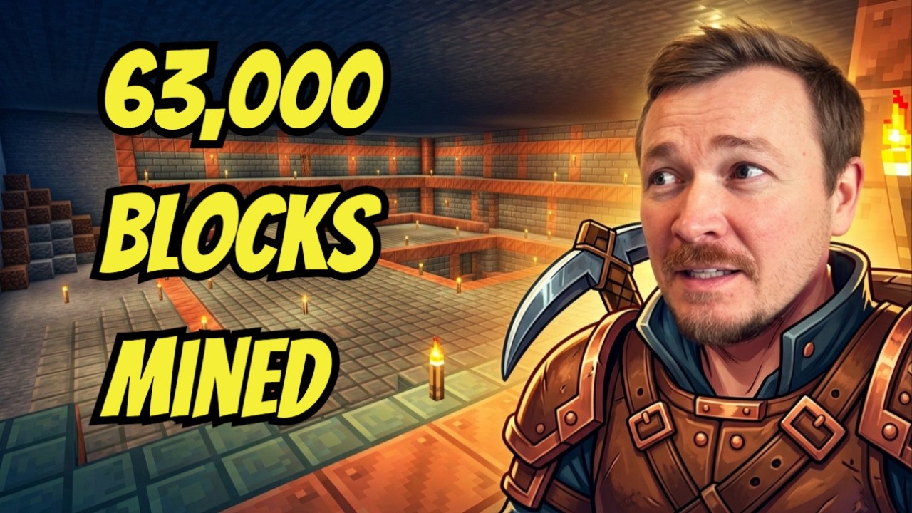 63,000 Blocks Mined... I'm STILL Exposing This Minecraft Trial Chamber