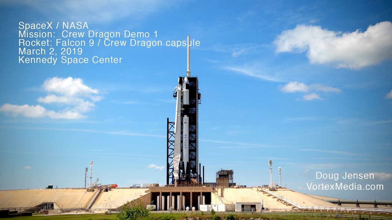 Launch of SpaceX / NASA Crew Dragon Demo-1 rocket - YouTube