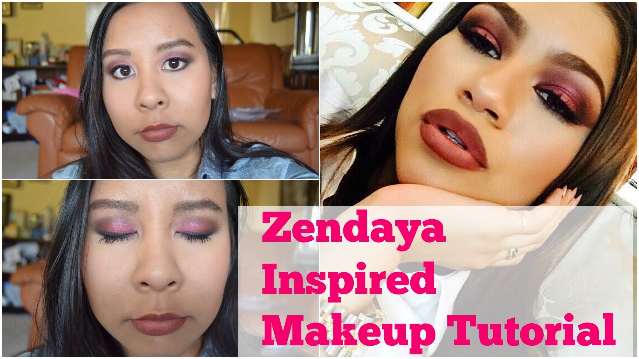 Zendaya Inspired Makeup Tutorial | Hooded Eyelids - YouTube