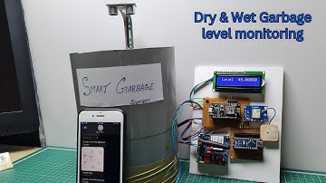 Smart Dustbin With GPS Location | GSM