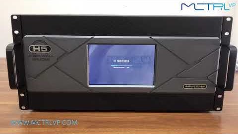 Novastar H5 Video Wall Splicer -Unbox and Power on