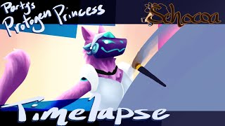 Princess Protogen Timelapse