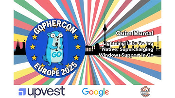 Lightning Talk: Go-ing Native: Supercharging Windows Support In Go - Quim Muntal | GopherCon EU 2025