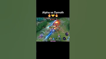 Alpha vs Dyrroth 🔥🤝🔥 #dyrroth #alpha #gameplay #mlbb #montage #trending #viral #shorts #short #fyp