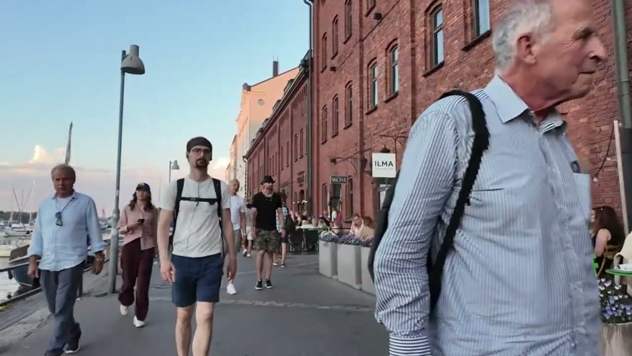 Helsinki Nightlife Walk ☀️🇫🇮 Welcome to the Capital of Finland! 🇫🇮🇫🇮