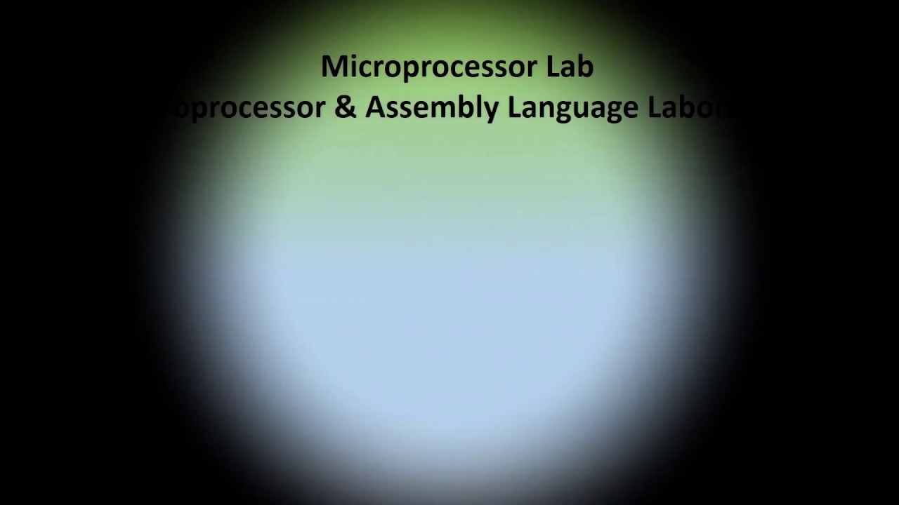 Lab Experiment Microprocessor & Assembly Language - YouTube