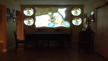 Video Projection Mapping Curvy Multi Screen