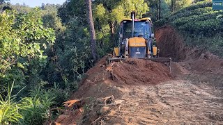 Preparing for Monsoon Making Mountain Road Durable-Excited Villagers