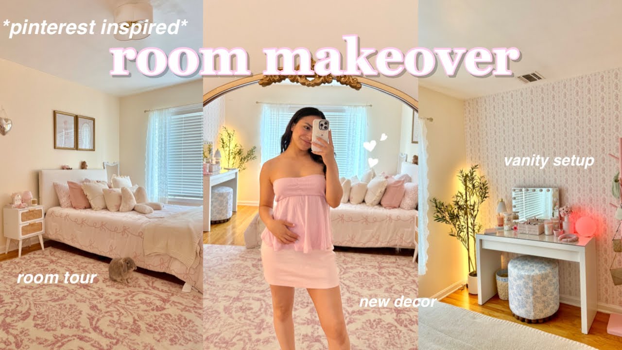 ULTIMATE AESTHETIC ROOM MAKEOVER 🩰🌟 *iconic* pinterest inspired transformation