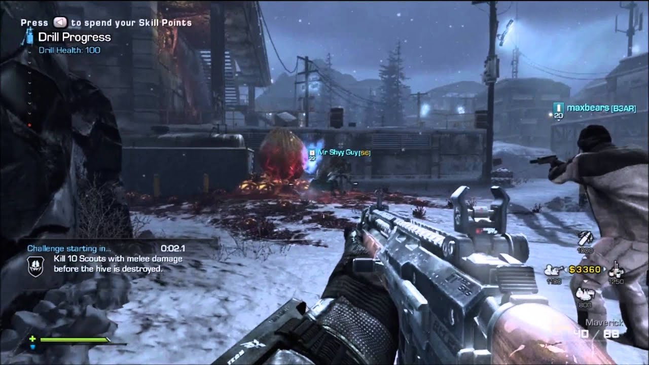 call of duty ghost local multiplayer gameplay