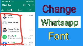 How to Font change on Whatsapp | change font on Whatsapp