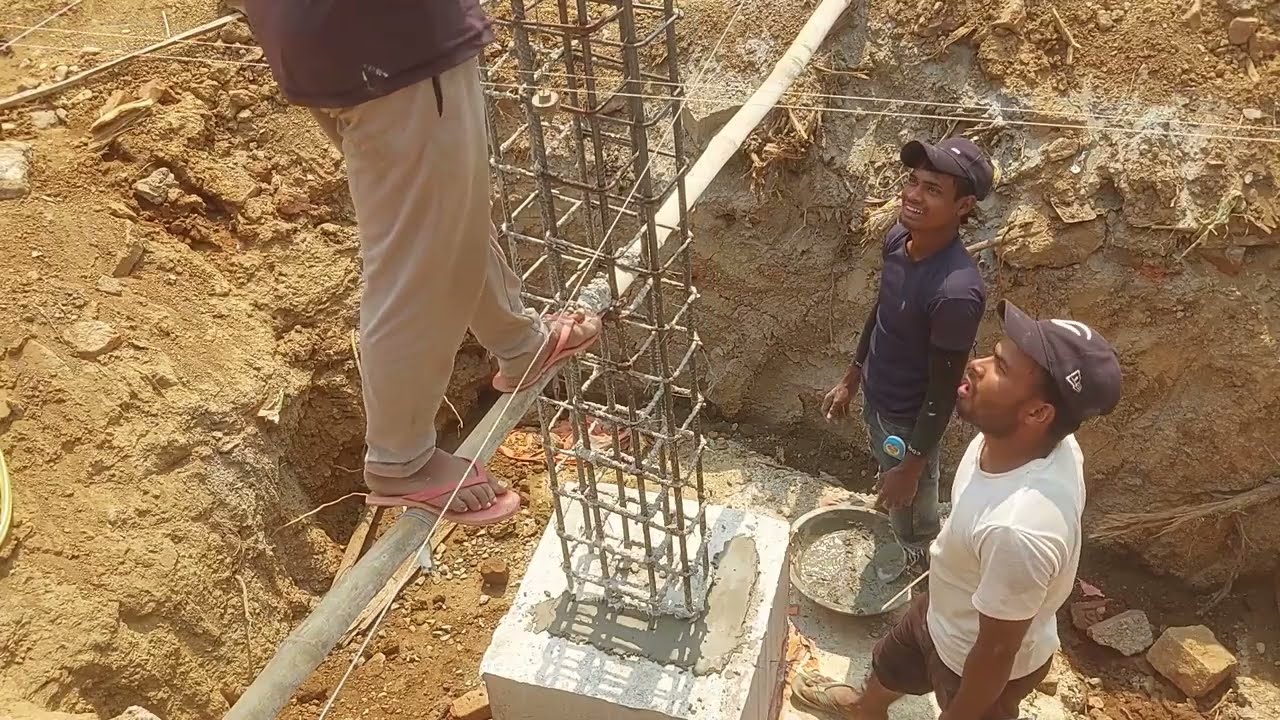 column starter marking कॉलम में स्टार्टर का सेंटर लाइन कैसे निकाले Column starter casting work