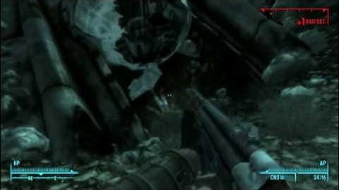 Fallout 3: Alien Crashsite & Alien Blaster!