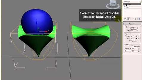 3DStudio MAX - Using Modifiers / Editing The Stack (3DS Max Video Tutorials)
