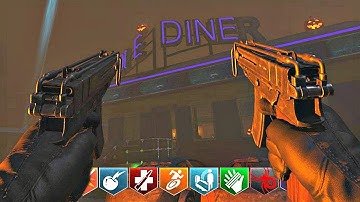 BLACK OPS 3 CUSTOM ZOMBIES MOD TOOLS! | DINER HALLOWEEN CHALLENGE MAP COMPLETED WITH CUSTOM WEAPONS!