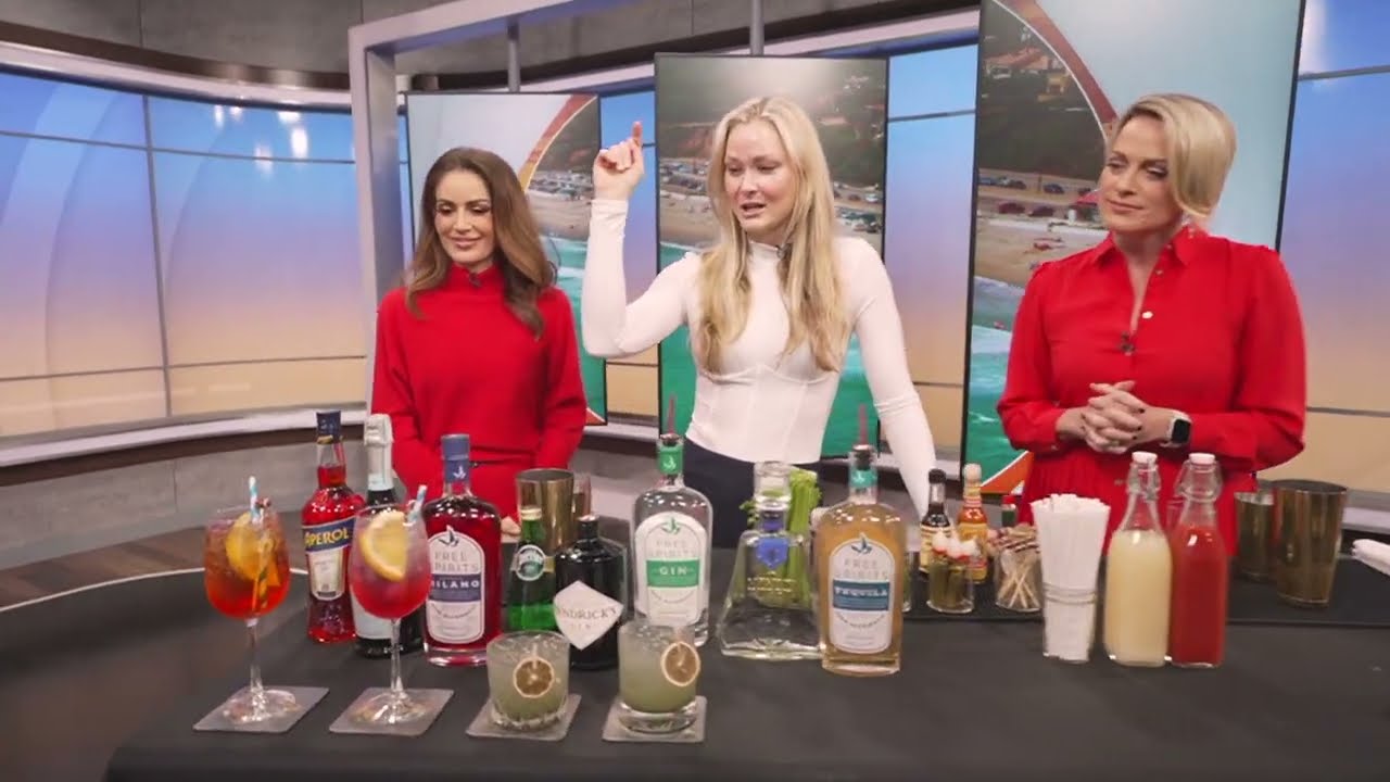 Cali Craft Cocktails - KCAL Super Bowl Cocktail/Mocktail Segment (02.07.2025)