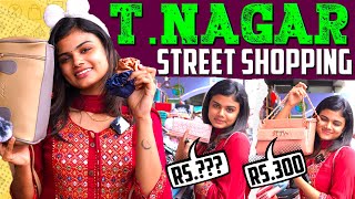 T.Nagar Street Shopping Challenge | Rs.1000-ல இவ்வளவு வாங்கலாமா 😱 | Akshitha Ashok