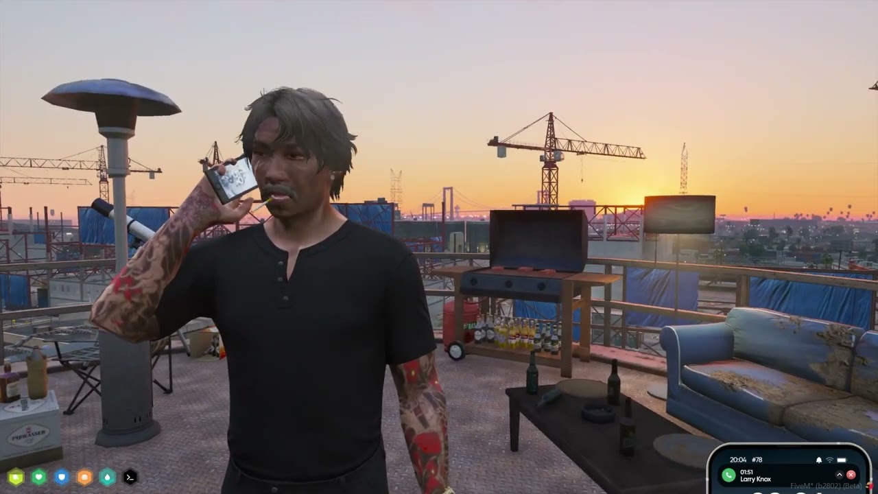 Lang confronts Larry for missing Ilya funeral - NoPixel 4.0